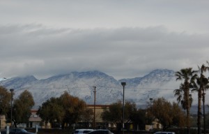 Snow in Tucson -- mostly in elevated areas